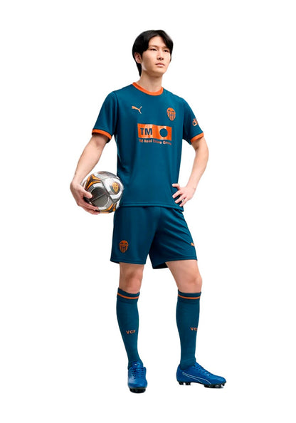 Valencia CF Away Shorts 2026-2027 Ocean Tropic-Dark Earth