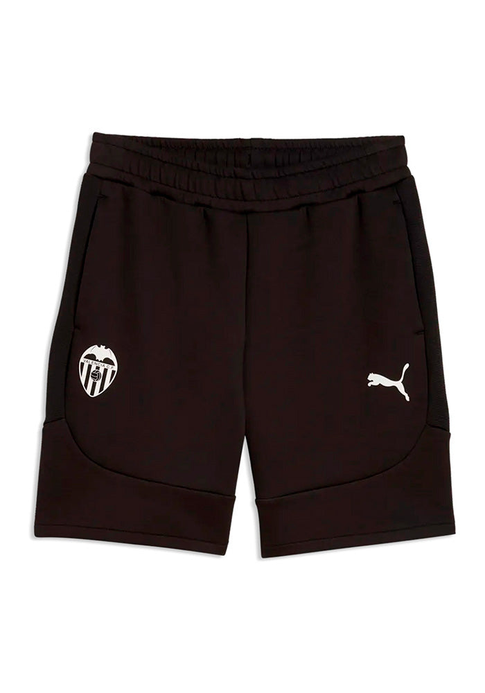 Valencia CF Fanswear Shorts 2026-2027 Black-Warm White