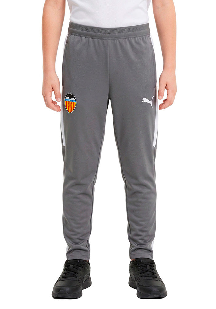 Valencia CF Training Trousers 2026-2027 Kids Flat Medium Gray