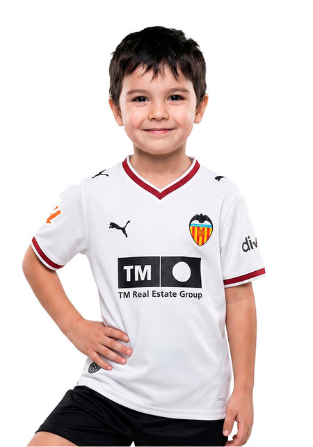 Valencia CF Home Shirt 2026-2027 Kids PUMA White