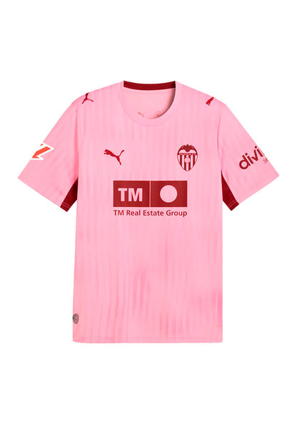 Camiseta Valencia Cf Tercera Equipación 2026-2027 Pink