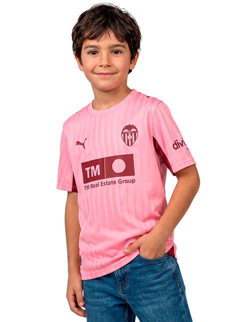 Valencia CF Third Shirt 2026-2027 Kids Pink