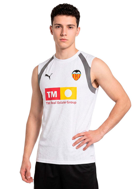 Camiseta Valencia CF Training 2026-2027 White-Flat Medium Gray