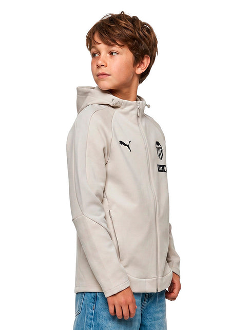Valencia CF Fanswear Jacket 2026-2027 Kids Sedate Gray-New Navy