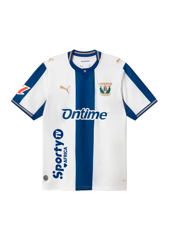 CD Leganés Home Shirt 2026-2027 Kids PUMA White-Clyde Royal
