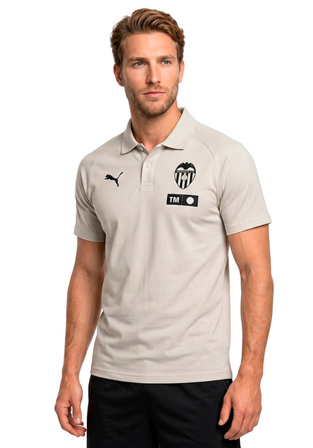 Polo Valencia Cf Fanswear 2026-2027 Sedate Gray-New Navy