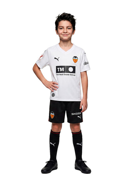 Conjunto Valencia Cf Primera Equipación 2026-2027 Niño White