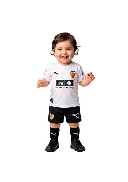 Conjunto Valencia Cf Primera Equipación 2026-2027 Bebé PUMA White