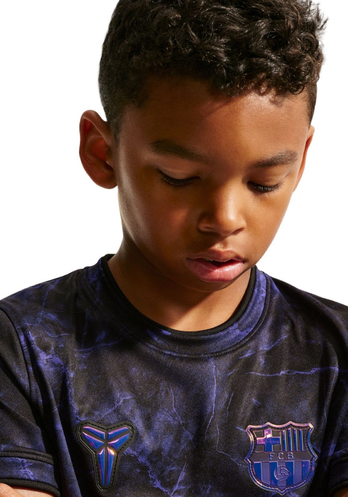 Kids' FC Barcelona Away x Kobe Pre-Match Jersey 2026-2027 Purple