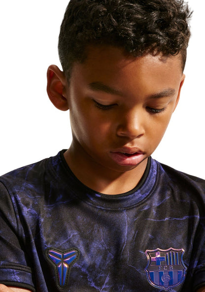 Kids' FC Barcelona Away x Kobe Pre-Match Jersey 2026-2027 Purple