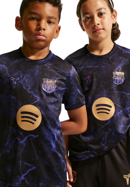 FC Barcelona Kid Away x Kobe Pre-Match Jersey 2026-2027 Purple