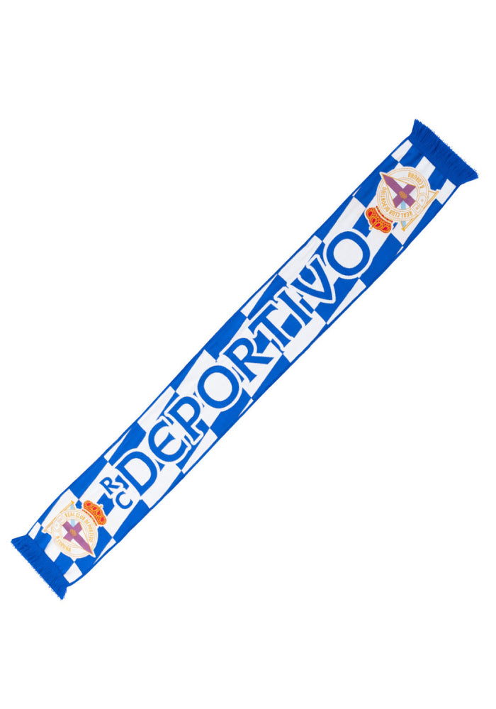 RC Deportivo A Coruña Chessboard Scarf