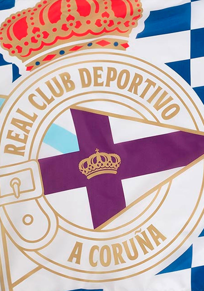 Flag pattern shield RC Deportivo A Coruña