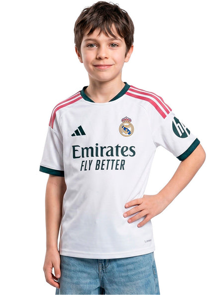 Real Madrid Home Shirt 2026-2027 Kids White
