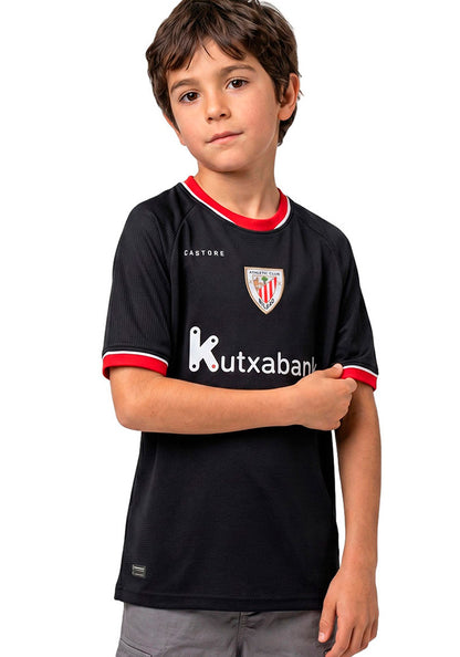 Athletic Club Bilbao Away Shirt 2026-2027 Kids Black