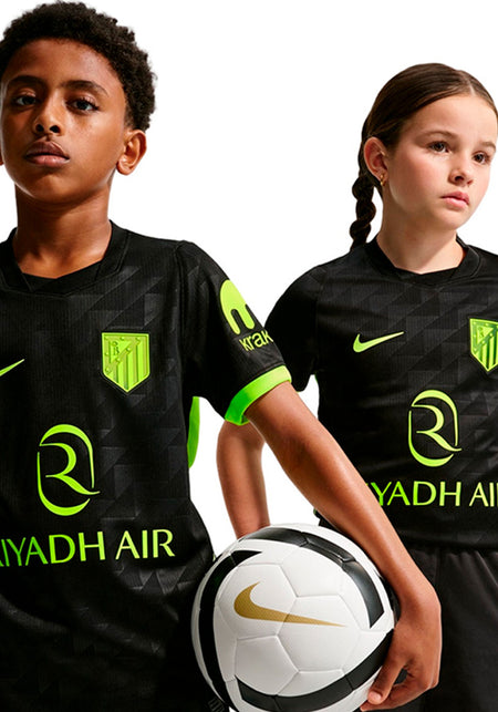 Atlético de Madrid Kids Away Shirt 2026-2027 Black