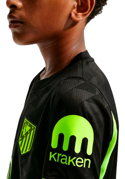 Atlético de Madrid Kids Away Shirt 2026-2027 Black