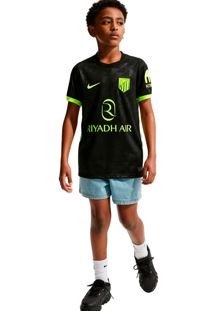 Atlético de Madrid Kids Away Shirt 2026-2027 Black