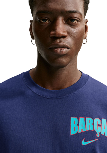 FC Barcelona Fanswear T-Shirt 2026-2027 Blackened Blue